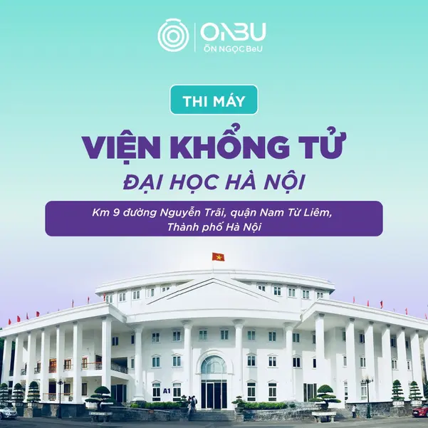 Có 2 cách để nộp lệ phí thi tại Viện Khổng Tử - Đại học Hà Nội
