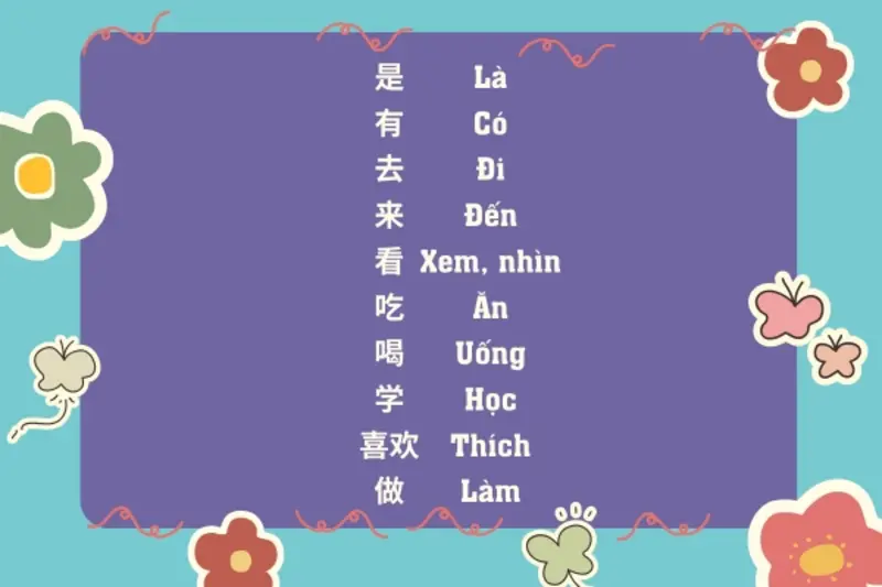 Các động từ cơ bản