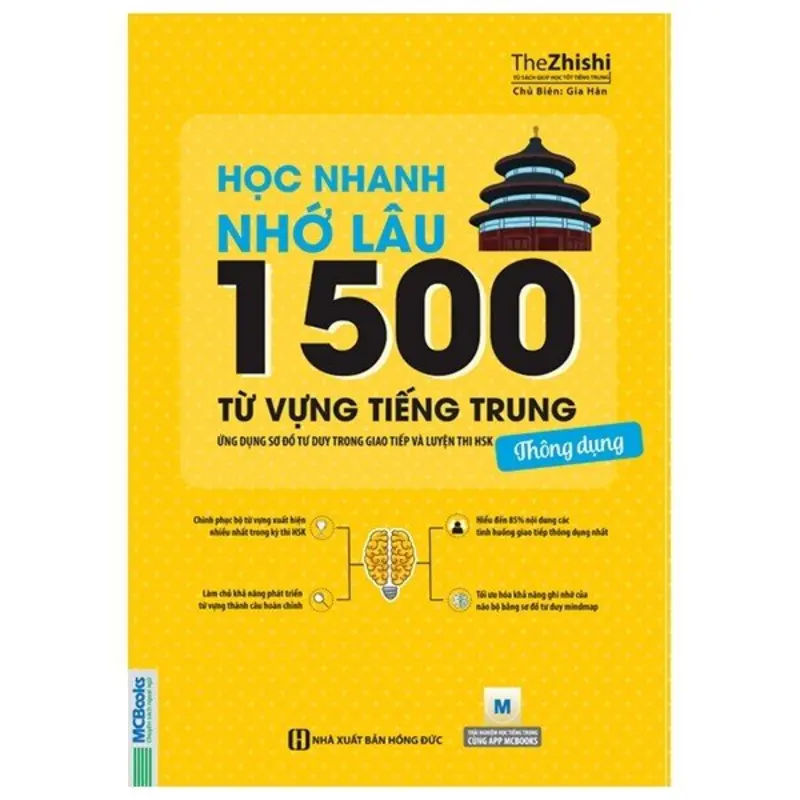 Sách Học nhanh nhớ lâu 1500 từ vựng