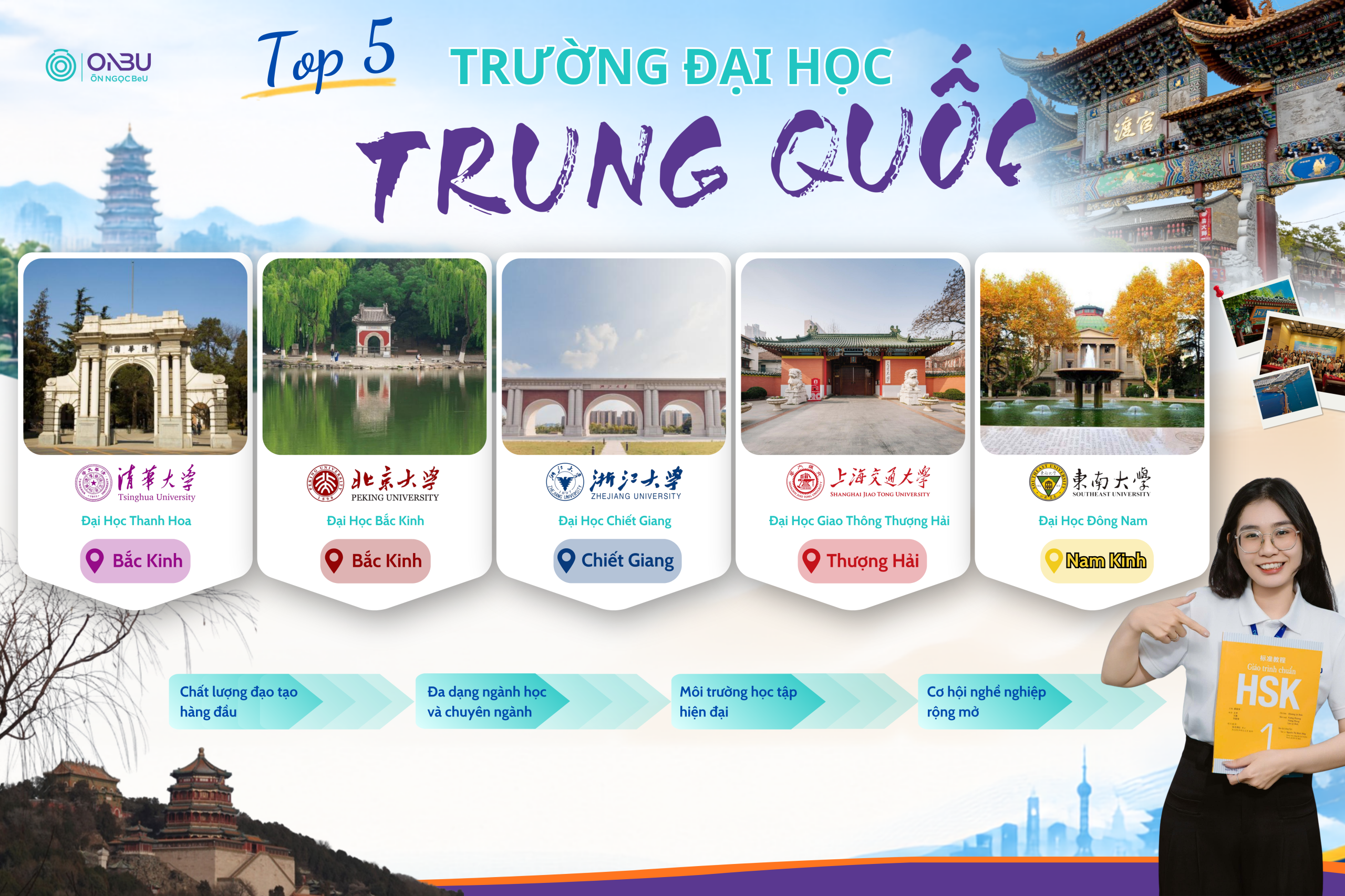 Review Các Trường Đại Học Trung Quốc – Top 20 Trường Đại Học Trung Quốc Cho Du Học Sinh